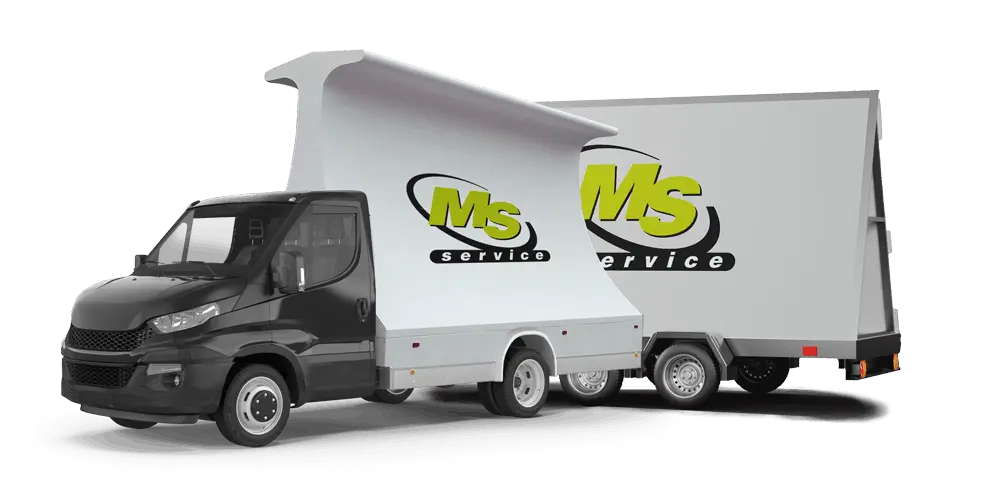 Camion vela MS Service a Treviso